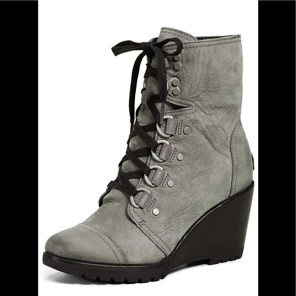 NWT Sorel After Hours lace Boot / bootie wedge - Picture 11 of 12